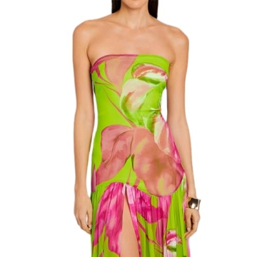 Stylish IMISSILLEB Tube Top Dress for Summer Parties