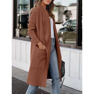 Trendy Long Sleeve Cardigan for Women - Fashionable Oversized Style