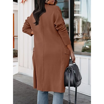 Trendy Long Sleeve Cardigan for Women - Fashionable Oversized Style