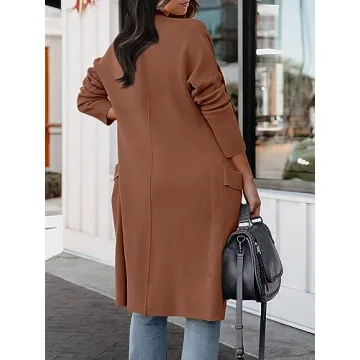 Trendy Long Sleeve Cardigan for Women - Fashionable Oversized Style