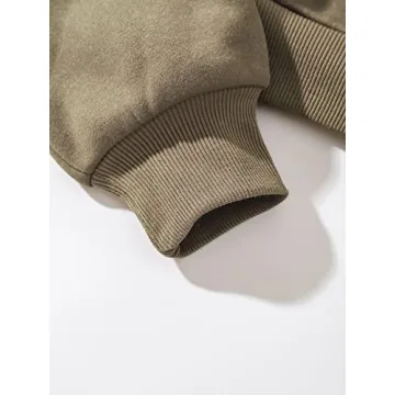 Sdencin Women Cropped Fleece Hoodie Workout Casual Wear