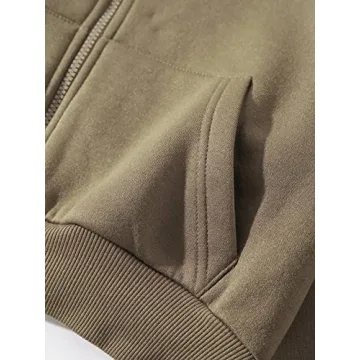 Sdencin Women Cropped Fleece Hoodie Workout Casual Wear