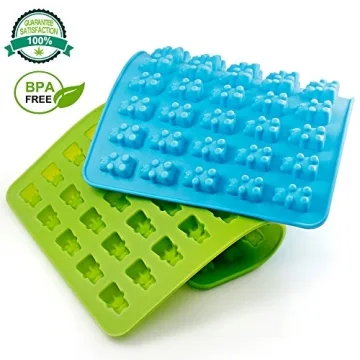SENHAI Candy Silicone Molds & Ice Cube Trays - 3 Pack