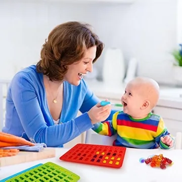 SENHAI Candy Silicone Molds & Ice Cube Trays - 3 Pack