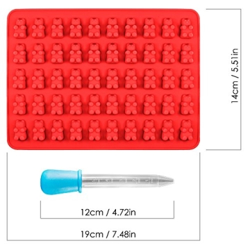 SENHAI Candy Silicone Molds & Ice Cube Trays - 3 Pack