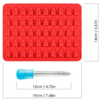 SENHAI Candy Silicone Molds & Ice Cube Trays - 3 Pack