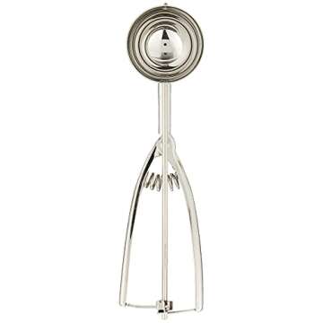 Norpro stainless steel scoop, 56MM (4 Tablespoons), As Shown