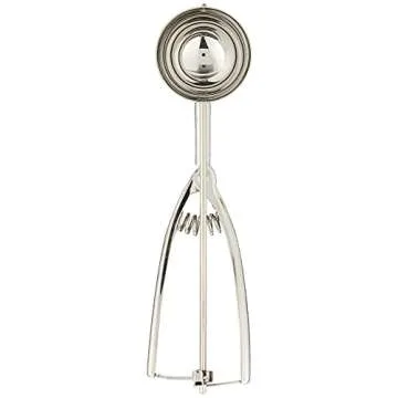 Norpro stainless steel scoop, 56MM (4 Tablespoons), As Shown