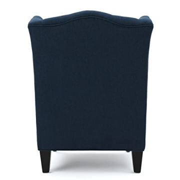 Christopher Knight Toddman High-Back Club Chair in Dark Blue