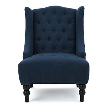 Christopher Knight Toddman High-Back Club Chair in Dark Blue