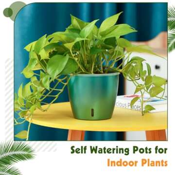 KvyusFlourish Self Watering Pots for All Plants