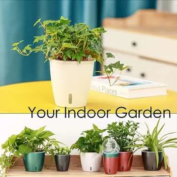 KvyusFlourish Self Watering Pots for All Plants