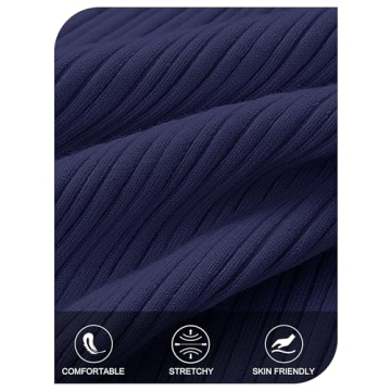 Elegant MEROKEETY Women's Long Sleeve Sweater Dress