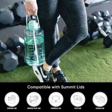 Simple Modern 64 oz Water Bottle with Motivational Markers