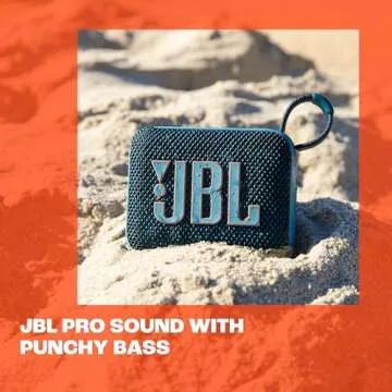 JBL Go 4 Portable Waterproof Bluetooth Speaker with Bass