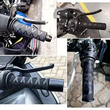 YehVeh Non-Slip Motorcycle Hand Grips for Ultimate Comfort