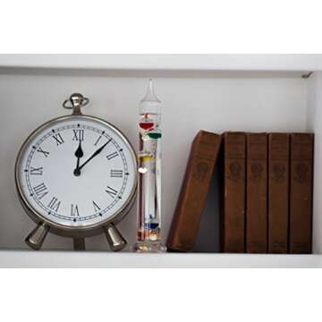 Glassic Gifts® Galileo Thermometer (11" Tall)