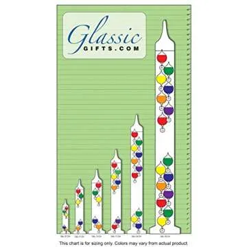 Glassic Gifts® Galileo Thermometer (11" Tall)