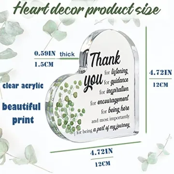 Thank You Decorations Acrylic Plaque for Gifts