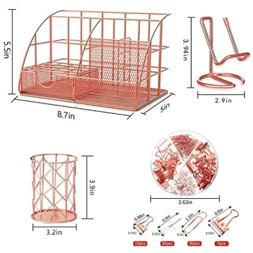 Stylish JUOPIEA Desk Organizer Set for Home & Office