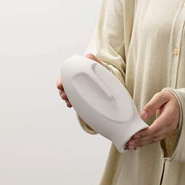 Kimisty Face Vase Set 2, White Modern Vase, Ceramic Statue Human Face Vase Decor, Sculpture Decor, Fire Place Decoration, Mid Century Modern 2 Pack Vase Set