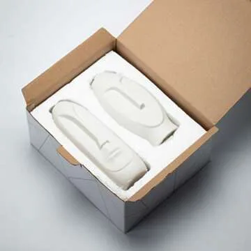 Kimisty Face Vase Set 2, White Modern Vase, Ceramic Statue Human Face Vase Decor, Sculpture Decor, Fire Place Decoration, Mid Century Modern 2 Pack Vase Set