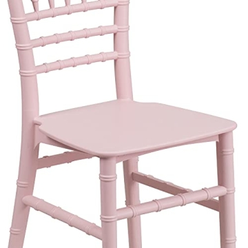 Elegant Pink Chiavari Chair for Children - Flash Furniture