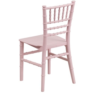 Elegant Pink Chiavari Chair for Children - Flash Furniture