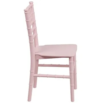 Elegant Pink Chiavari Chair for Children - Flash Furniture