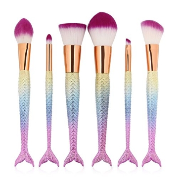 Magical Mermaid Makeup Brush Set for All Ages
