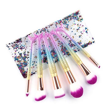 Magical Mermaid Makeup Brush Set for All Ages
