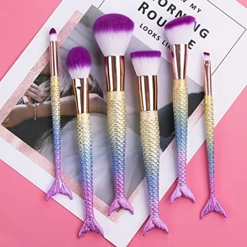 Magical Mermaid Makeup Brush Set for All Ages