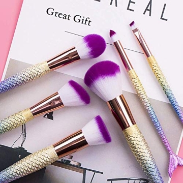 Magical Mermaid Makeup Brush Set for All Ages