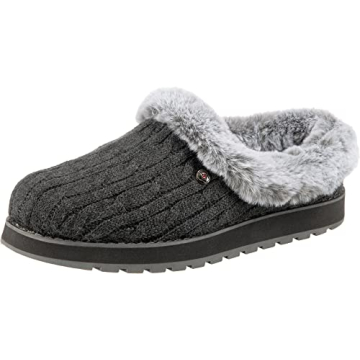 Skechers BOBS Women's Keepsakes Slipper in Charcoal
