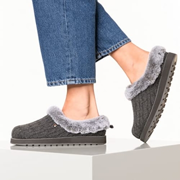 Skechers BOBS Women's Keepsakes Slipper in Charcoal