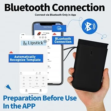 D11 Inkless Portable Bluetooth Label Maker - Mini Label Printer