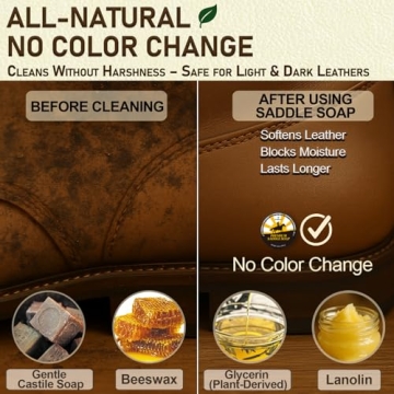 Feilove Saddle Soap Kit for All-Natural Leather Care