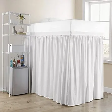 Impeccable Bedding Dorm Bed Skirt for College Students