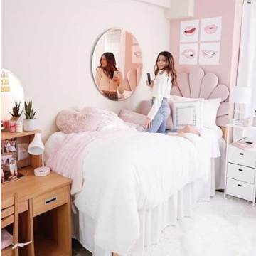 Impeccable Bedding Dorm Bed Skirt for College Students