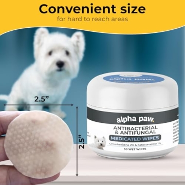 Antibacterial & Antifungal Wipes for Dogs and Cats