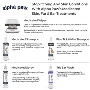 Antibacterial & Antifungal Wipes for Dogs and Cats