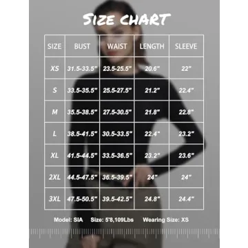 PUMIEY Slim Fit Long Sleeve Tee for Women