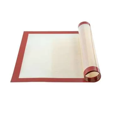 Restaurantware Full Size Silicone Baking Mat 1 Heat-Resistant Cooking Mat - Reusable Ultra-Durable T...