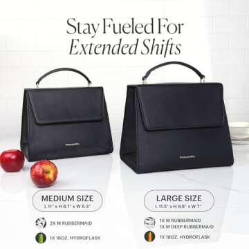 Beauty Goodies Lunch Bag Women Insulated for Work, Lunch Tote Bag for Women, Lunchbag Adult Woman, Women Lunch bags for Work, Cute Lunch Box for Women Insulated, Womens Lunch Bag, Lunchbag Adult Woman