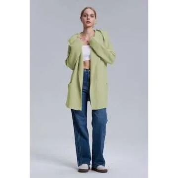 Cakulo Womens Long Hooded Cardigan - Cozy Fall Fashion