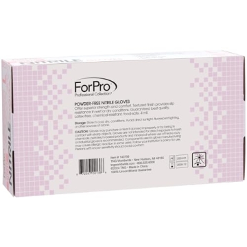 ForPro Disposable Nitrile Gloves - Chemical Resistant & Latex Free
