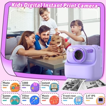 Upgrade Kids Camera Instant Print for Young Photographers