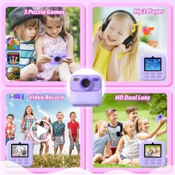 Upgrade Kids Camera Instant Print for Young Photographers