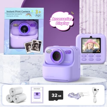 Upgrade Kids Camera Instant Print for Young Photographers
