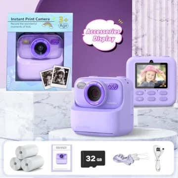 Upgrade Kids Camera Instant Print for Young Photographers